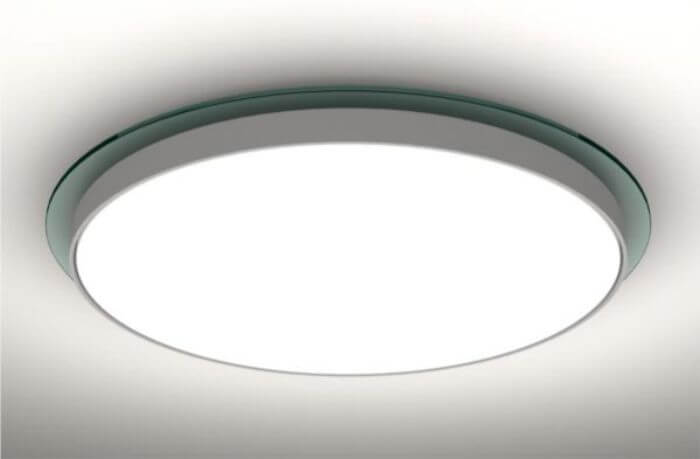 Đèn led ốp trần Pannasonic lắp nổi trên trần nhà mang lại ánh sáng đồng đều