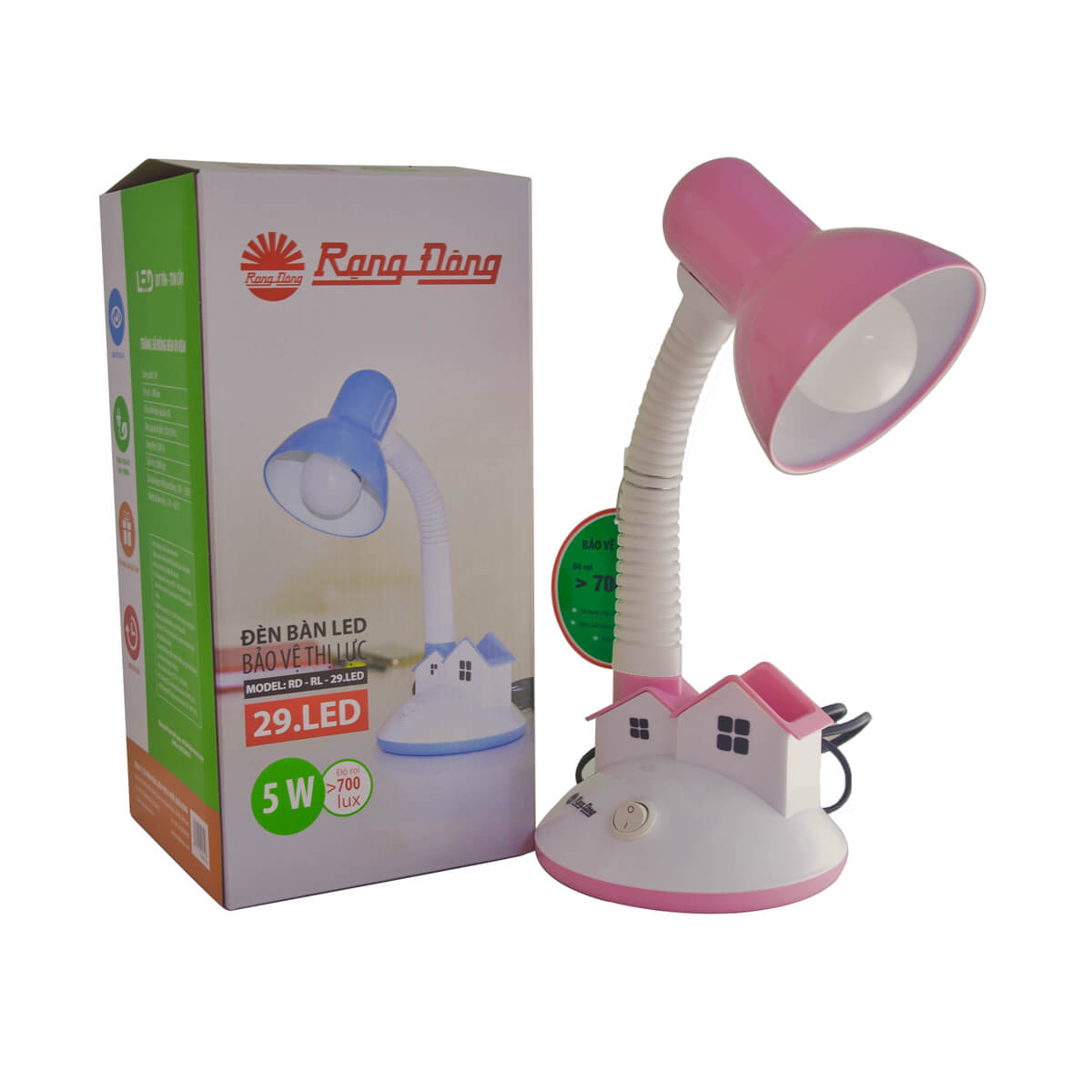 Màu sắc ánh sáng của đèn không gây hại cho mắt
