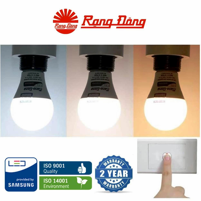 Người mua cần kiểm tra cẩn thận đảo bảo đèn led Rạng Đông chính hãng
