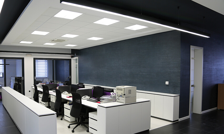 Ứng dụng của đèn led trong không gian làm việc